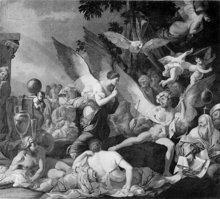 Iride messaggera nel Regno di Hypnos - Budapest, Szépmüvészeti Múzeum